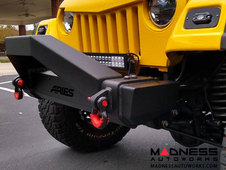 Jeep Wrangler TJ TrailCrusher Front Bumper w/ Brush Guard